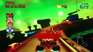 CRASH NITRO KART PS2 ASSEMBLY LANE LAPS 7 TINY TIGER 