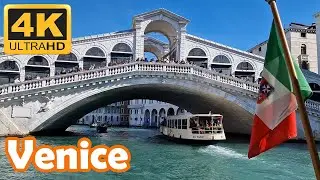 Boat Ride in Venice, Canal Grande (4K UHD) 2023