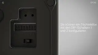 Konfiguration eines Tischtelefons mit der SDW 5 BS