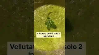 Vellutata detox sgonfia pancia #shorts