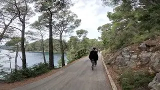 Biking Around Mljet National Park, Croatia