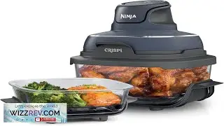 Ninja Crispi 4 in 1 Portable Glass Air Fryer Cooking System 1500W 4QT