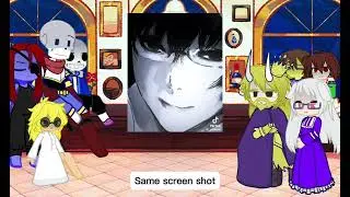 Undertale reacts to sans as arima kishou (1/2) x2!