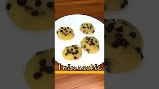 1 minute cookies 😱#shorts #cookies #noeggs #viral