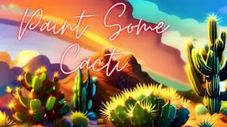 Cute Little Prickly Pear Watercolor Tutorial