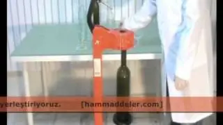 Hammaddeler.com - Yer Tipi Mantarlama Makinesi Kullanımı