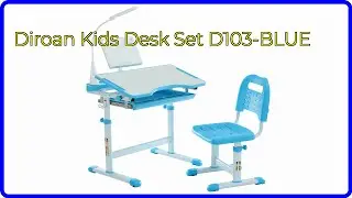 REVIEW (2025): Diroan Kids Desk Set D103-BLUE. First Look.