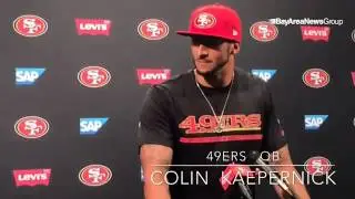 #49ers QB Colin Kaepernick talks about signing a new six-year contract extension #NFL