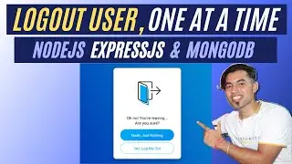 🔴How to Logout User & Delete Cookie (JWT Token) in Nodejs & MongoDB App in Hindi in 2020
