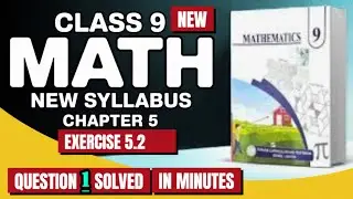 9th Grade Math Unveiled: Master Chapter 5 Exercise 5.2 Question#1 Like a Pro!