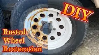 Painting Rusted Camper Wheels