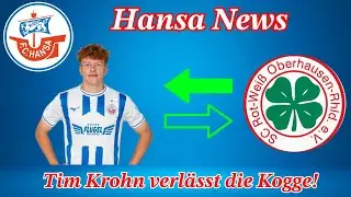 Verl&auml;ngert und Verliehen! | Tim Krohn wechselt in die Regionalliga! | Hansa News