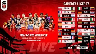 RE-LIVE | FIBA 3x3 U23 World Cup 2025 | Gameday 1 - Session 4 | #3x3Basketball