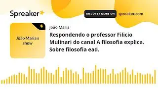 Respondendo o professor Filicio Mulinari do canal A filosofia explica. Sobre filosofia ead. (feito c