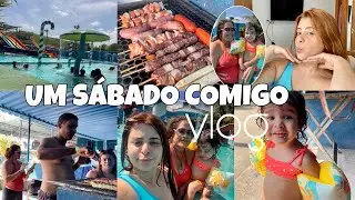 VLOG: FOMOS NO CLUBE CURTIR O SABÁDO/ fizemos churrasco e me arrumei junto com vocês ☀️