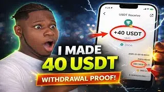 Free Usdt Earning App 2026 - How I Made 40 Usdt Using This App