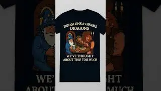 Dungeon Master Foodie Tee-RPG Nerd Humo Epic Fantasy Burger Party Dungeons & Diners Shirt #fantasy