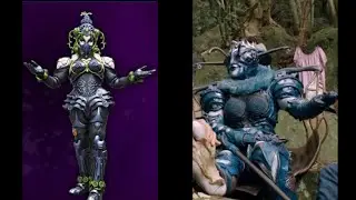 🍑🖤💜IM TOXIC TO EVIL FEMALE POWER RANGERS MONSTERS/VILLINS HA HA HA
