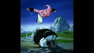 mister satan vs majin buu #dragonball mister satan desvia dos golpes de buu
