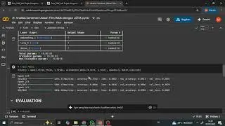 IMDb Reviews Sentiment Analysis using LSTM | Pattern Recognition Project | Mujaddid Fathi Atho'illah