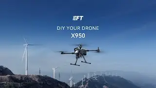 X950 New Lightweight Industrial Drone Platform #eftdrone