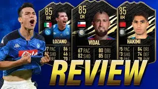 💪 REVIEW de LOZANO 85 🇲🇽 , HAKIMI IF 🇲🇦 y VIDAL IF 🇨🇱 FIFA 21❗| LOS MEJORES MEDIOS DE LA SERIE A 🤔💰?