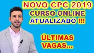 cpc 2018 ncpc Novo C&oacute;digo de Processo Civil 2018 curso online 2019 processo civil 2019 direito