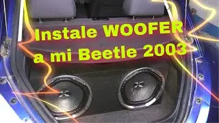 Cómo instalar woofers en beetle 1998 2011