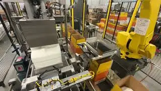 Hamrick Packaging Systems - Robotic Case Packing of 2.5L F-Style Containers (HD)