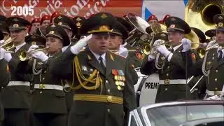 Все парады Победы в Москве за 80 секунд