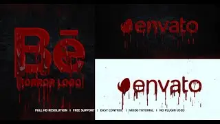 Horror Blood Logo | After Effects template - Envato elements