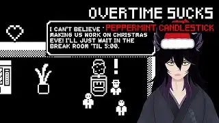 Vtuber plays Indie Game Overtime Sucks by Peppermint candlestick