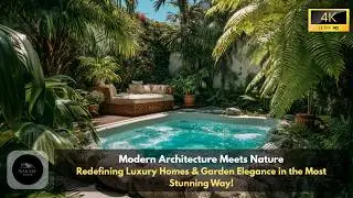 Modern Architecture Meets Nature: Redefining Luxury Homes & Garden Elegance in the Most Stunning Way