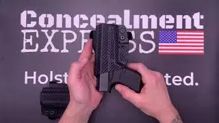 Кобура Glock G43/G43X/G43X MOS OWB KYDEX Paddle Holster - Rounded Gear от Concealment Express