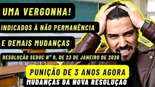 Atribuição de aulas 2026: Punição de 3 anos e demais mudanças vergonhosas.