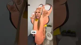 WHEN YOUR HAIRY FOOT GETS YOU A MOM FOR HALLOWEEN