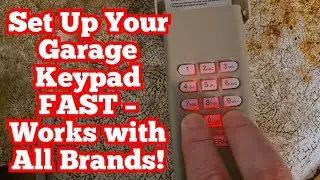 How to Install and Program a Wireless Garage Door Keypad | EASY Step-by-Step Guide