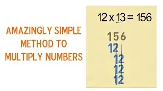 Math Trick No One Taught You - The Stacking Multiplication Method