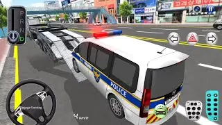 🚓Police cars Shifted to Parking | 3D DRIVING CLASS 2025 | android game play 🔥