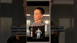 #haileybieber Attended The 2025 Vogue World Hollywood Event To Support Her Bestie #kendalljenner. ❤