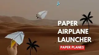 Paper Airplane Launcher : How to make an Easy Paper Airplane | Origami Airplane Easy | Paper Planes
