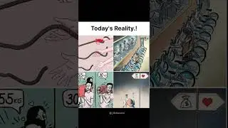 today's Reality.!#lifelessons #illustration #motivation #anime #comics #reality #inspiration #shorts