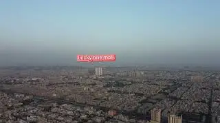 Drone view lucky mall federal b area north namzimabad