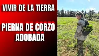 Pierna de corzo adobada. Increible sabor y como dejar la carne muy tierna