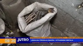 JUTRO - Legalna prodaja bakra i otpadnog metala, zašto da ne? | PRVA