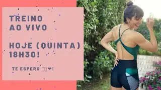 🔴 Treino para secar gordurinhas dos membros superiores AO VIVO!!