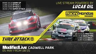 Time Attack and Racing Hondas Championships from Modified LIVE at Cadwell Park, Powered by Lucas Oil