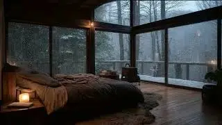 Calming Rain in a Traditional Japanese Ryokan | Peaceful Mountain Ambience for Sleep & Stress Relief