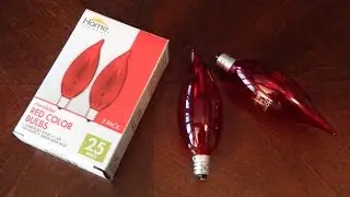 Home 25watt Red Flame Light Bulbs