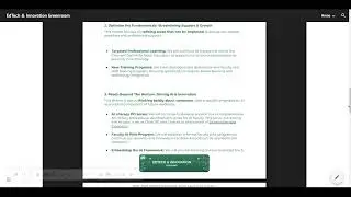 Greenroom: EdTech & Innovation Roadmap